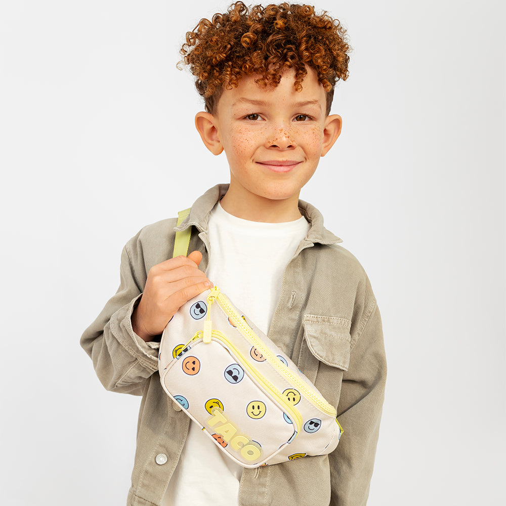 Sac banane pour enfant CHARLES SMILEY CREAM