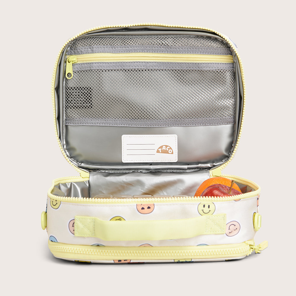 Boite à Lunch pour enfant LIAM SMILEY CREAM