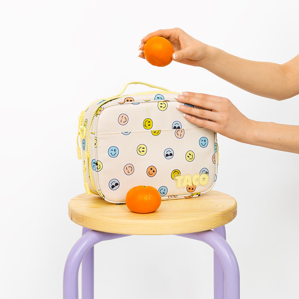 Boite à Lunch pour enfant LIAM SMILEY CREAM