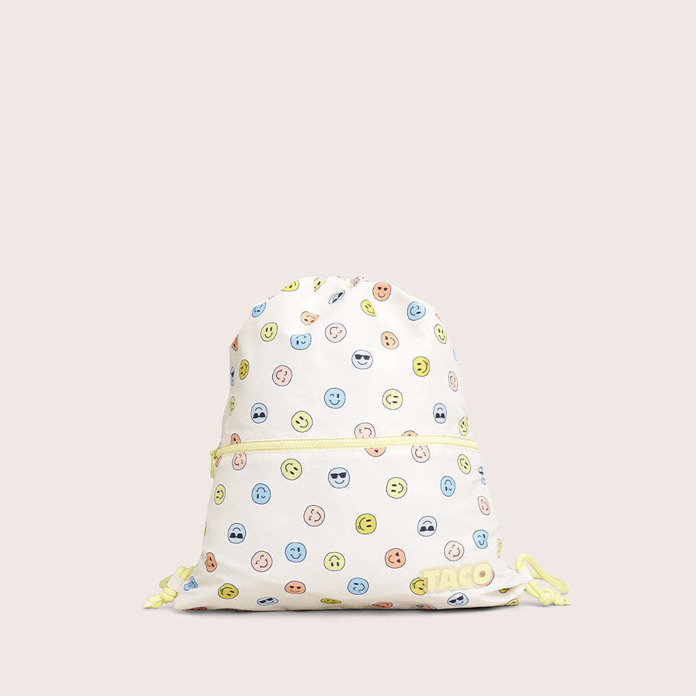 Sac de sport pour enfant gym OLIVIA SMILEY CREAM