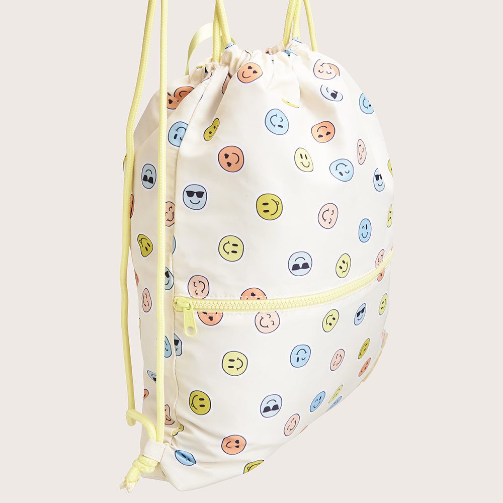 Sac de sport pour enfant gym OLIVIA SMILEY CREAM