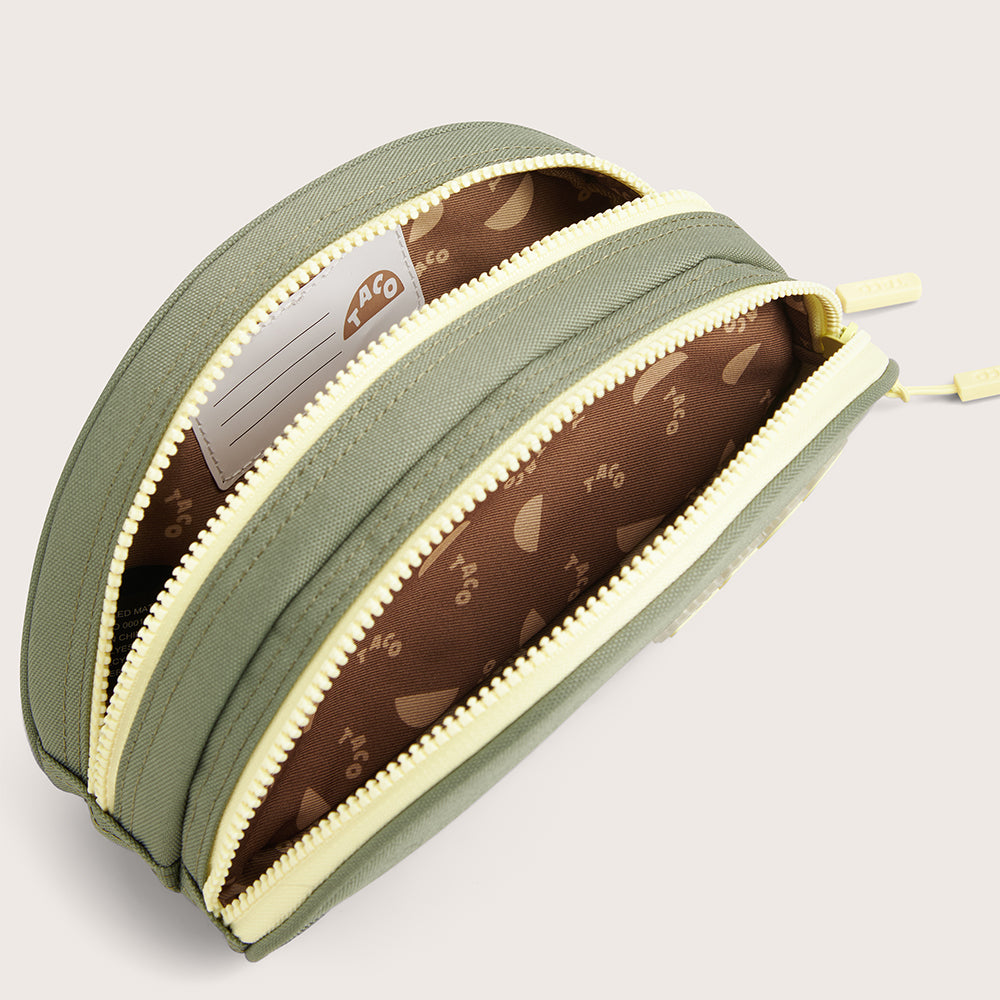 Étui à crayon pour enfant scolaire THOMAS KAKI BROWN