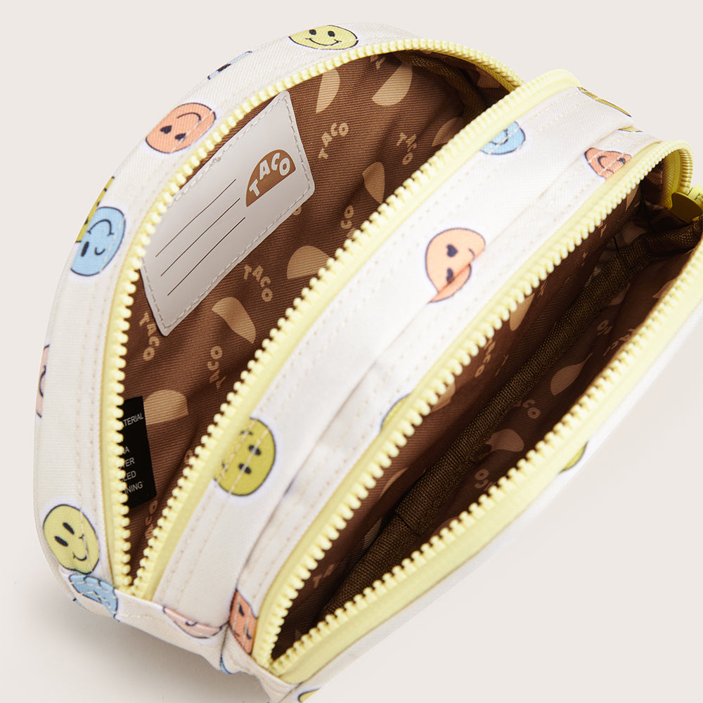 Étui à crayon pour enfant scolaire THOMAS SMILEY CREAM