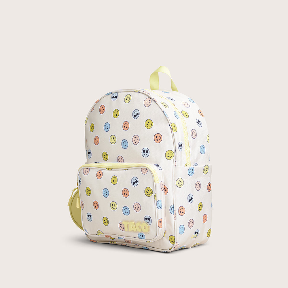 Sac à dos pour enfant scolaire SYDNEY SMILEY CREAM