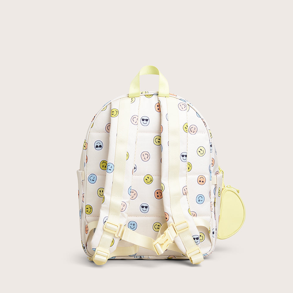 Sac à dos pour enfant scolaire SYDNEY SMILEY CREAM