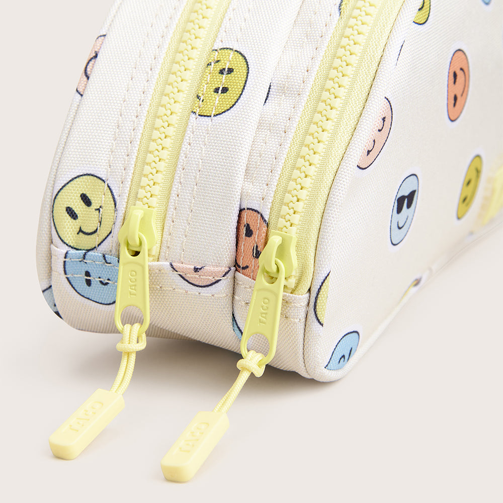 Étui à crayon pour enfant scolaire THOMAS SMILEY CREAM